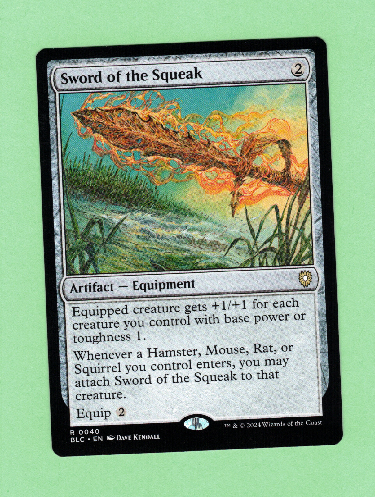 MTG – SWORD OF THE SQUEAK R 0040 BLC 2024