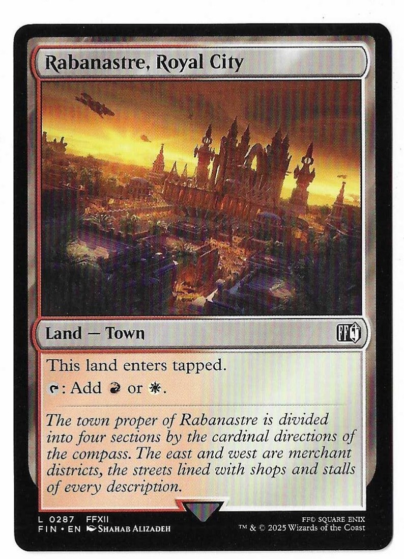 MTG Rabanastre, Royal City Final Fantasy (FIN) Common Magic Card #0287 Unplayed