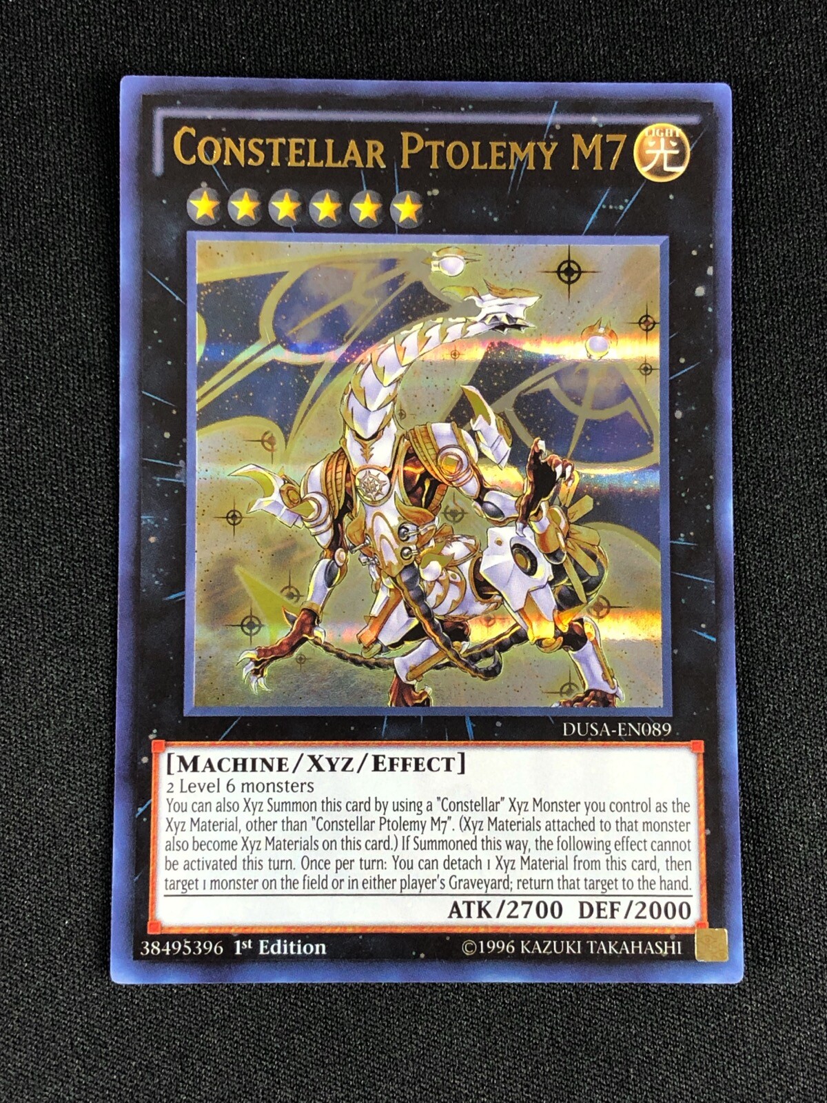 YUGIOH CONSTELLAR PTOLEMY M7 DUSA-EN089 1ST ULTRA NM