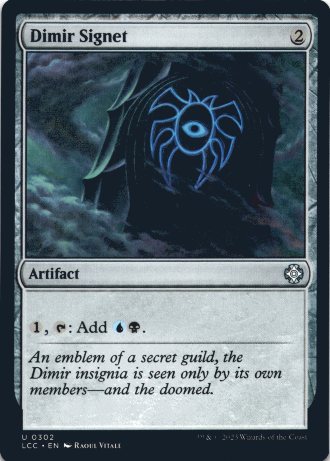 MTG Dimir Signet Normal NM Commander: The Lost Caverns of Ixalan Magic 302