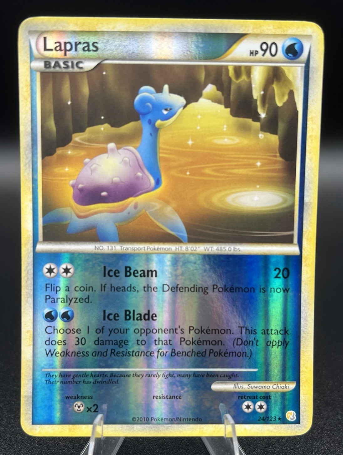 Lapras 24/123 Reverse Holo – HeartGold SoulSilver MP