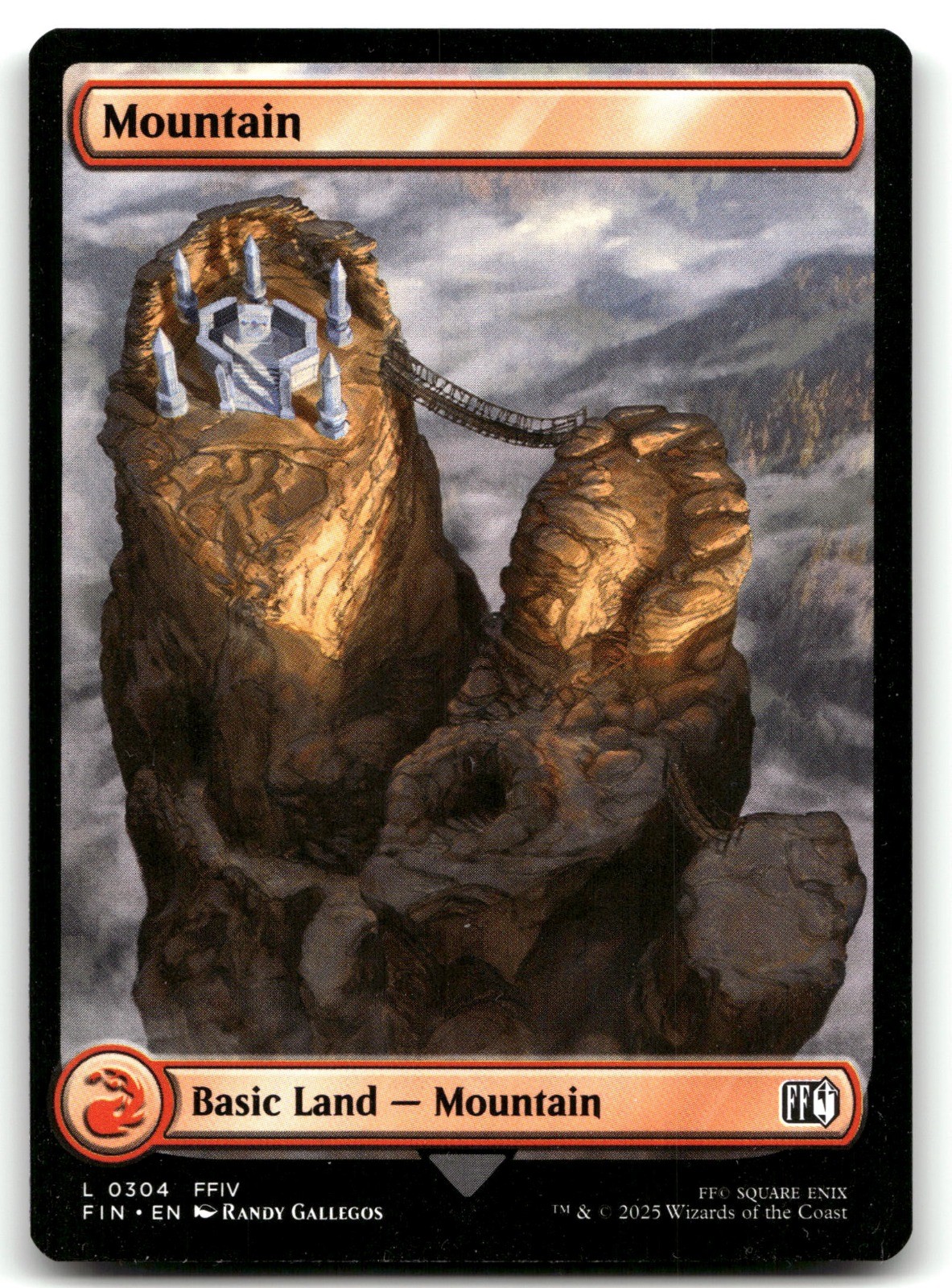 Mountain (0304) MTG FIN 304 Red Randy Gallegos