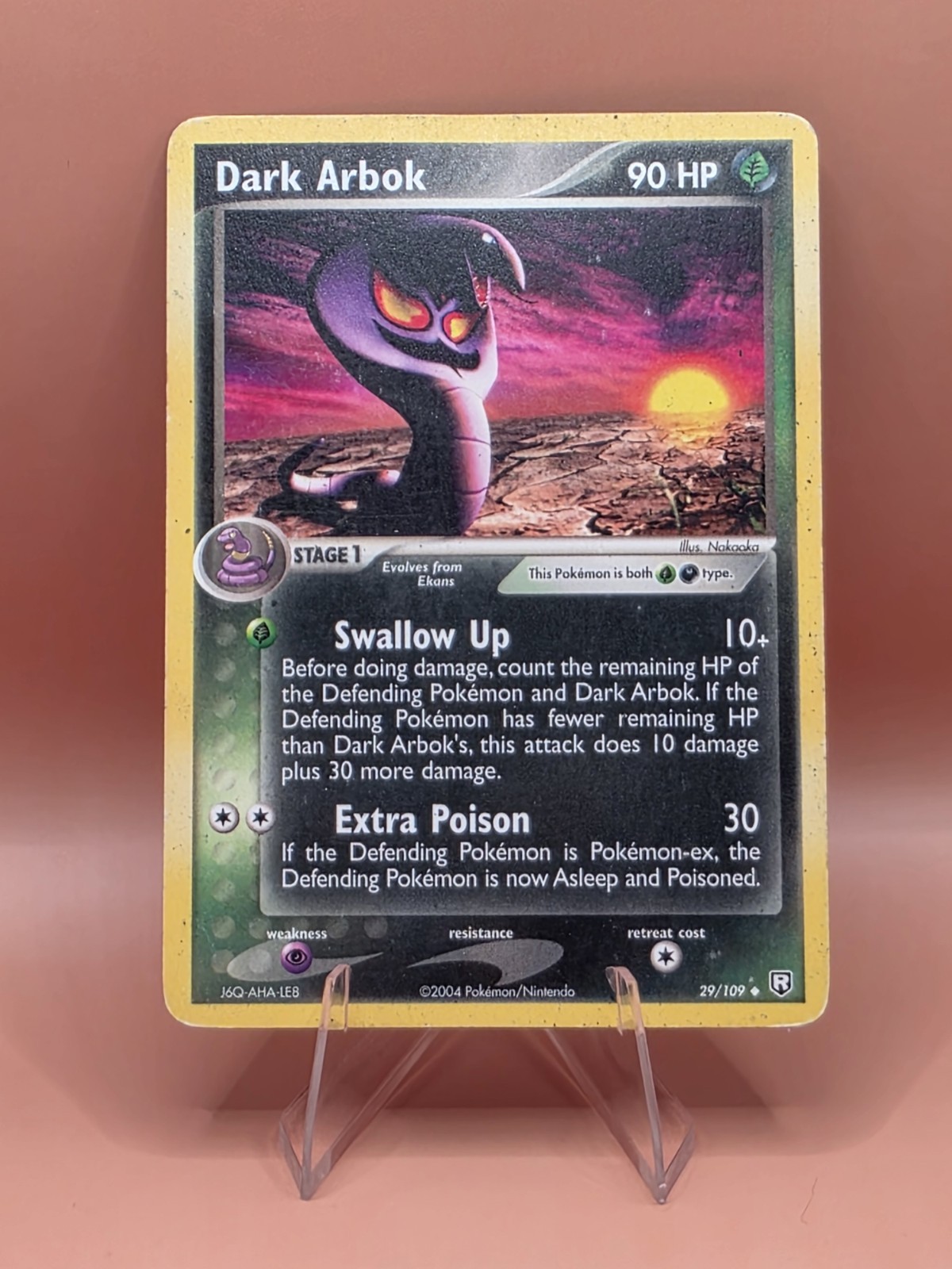 Dark Arbok 29/109 Team Rocket Returns Regular