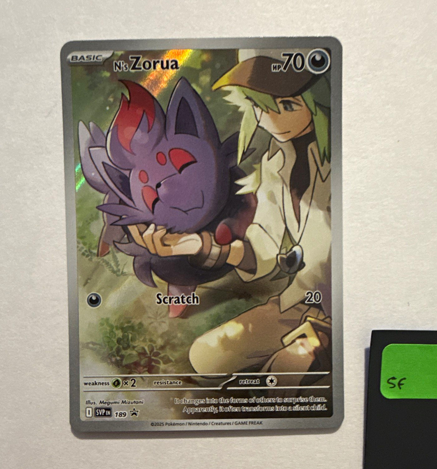 The Pokémon Company N’s Zorua 189 Sv: Scarlet & Violet Promo Holo ENG 2025