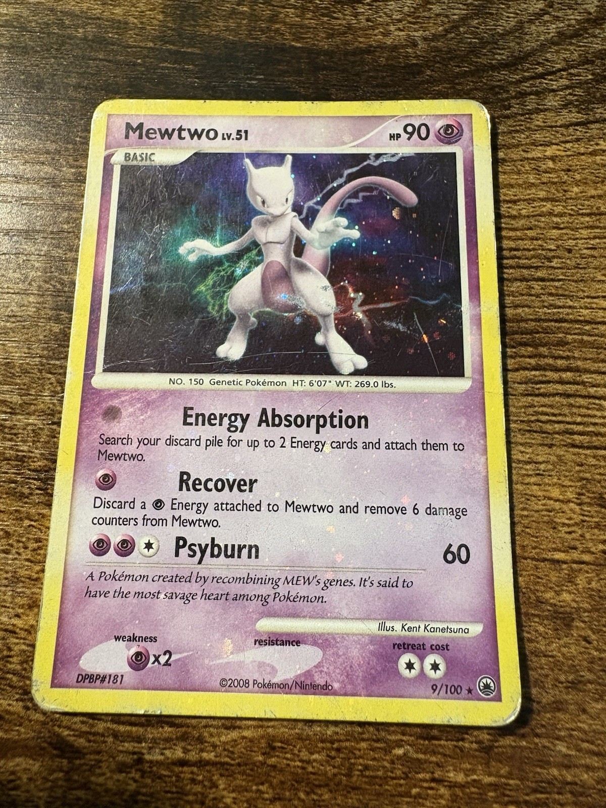 Mewtwo 9/100 Majestic Dawn Holo – HP