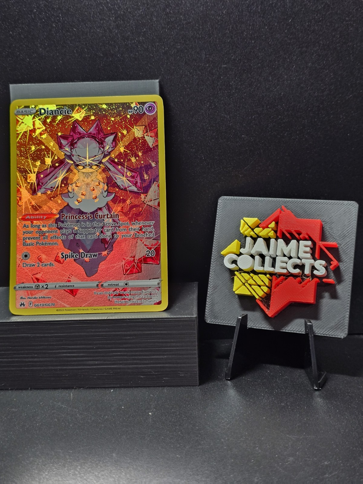 Pokémon Diancie GG13/GG70 Holofoil Crown Zenith Galarian Gallery Near Mint