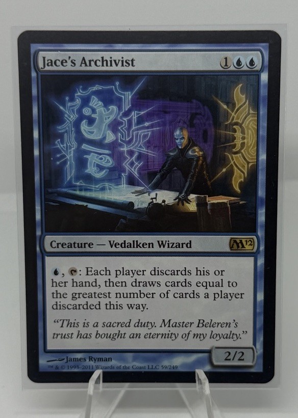 MTG Magic The Gathering: Magic 2012 M12: Jace’s Archivist #48/356 Rare – NM
