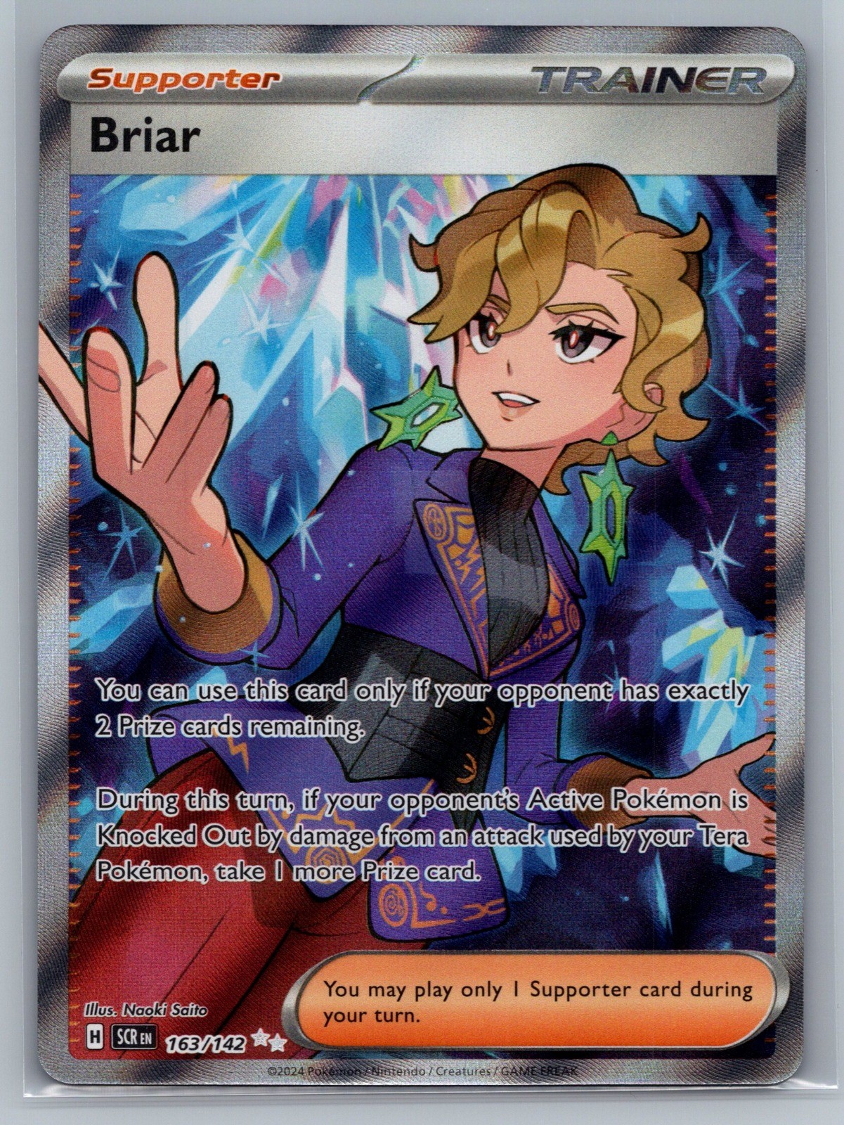 Briar – Ultra Rare SV07: Stellar Crown 163/142 NM