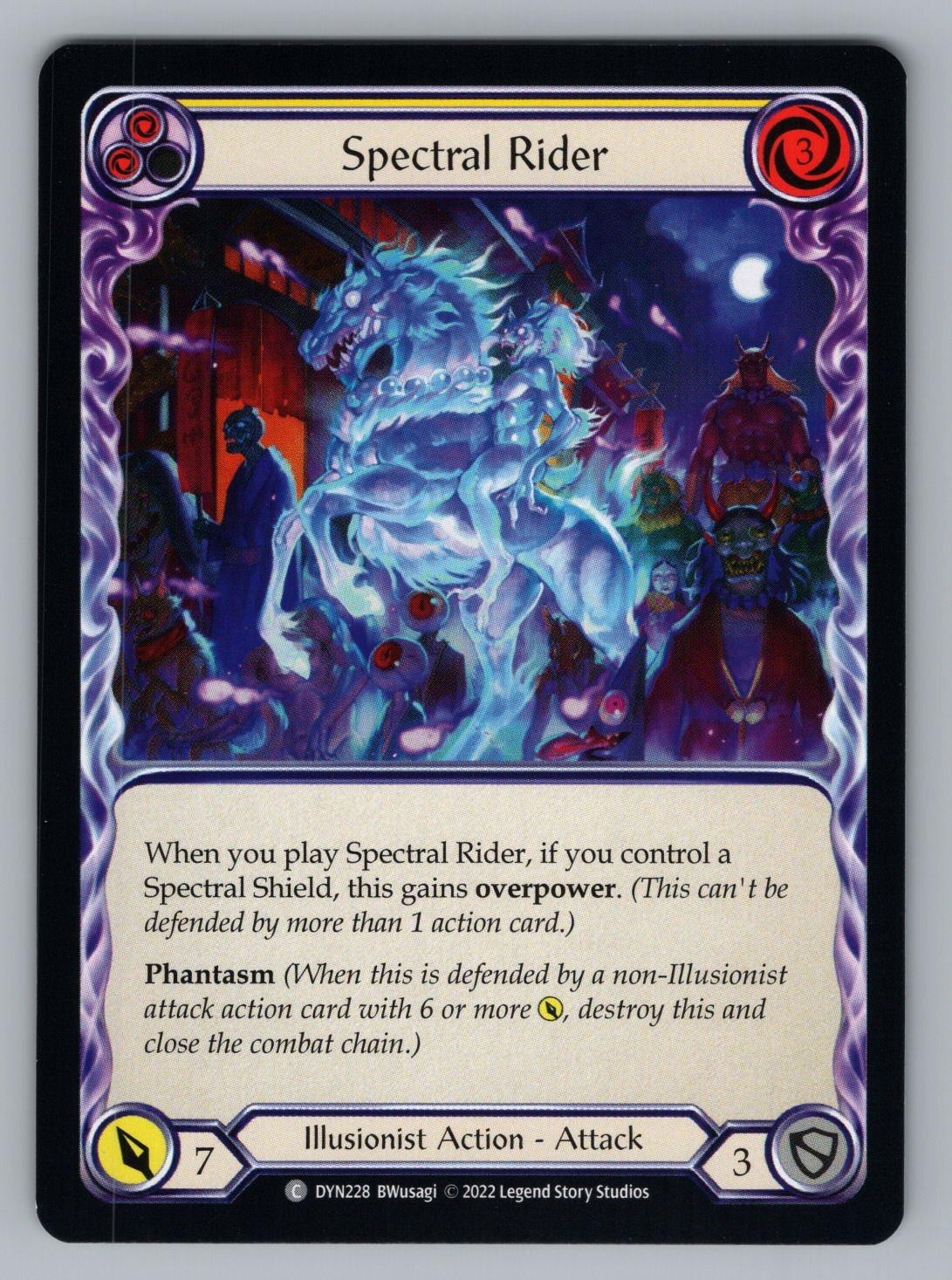 SPECTRAL RIDER (YELLOW) DYN228 C FLESH AND BLOOD NM WISNU TAN!^1