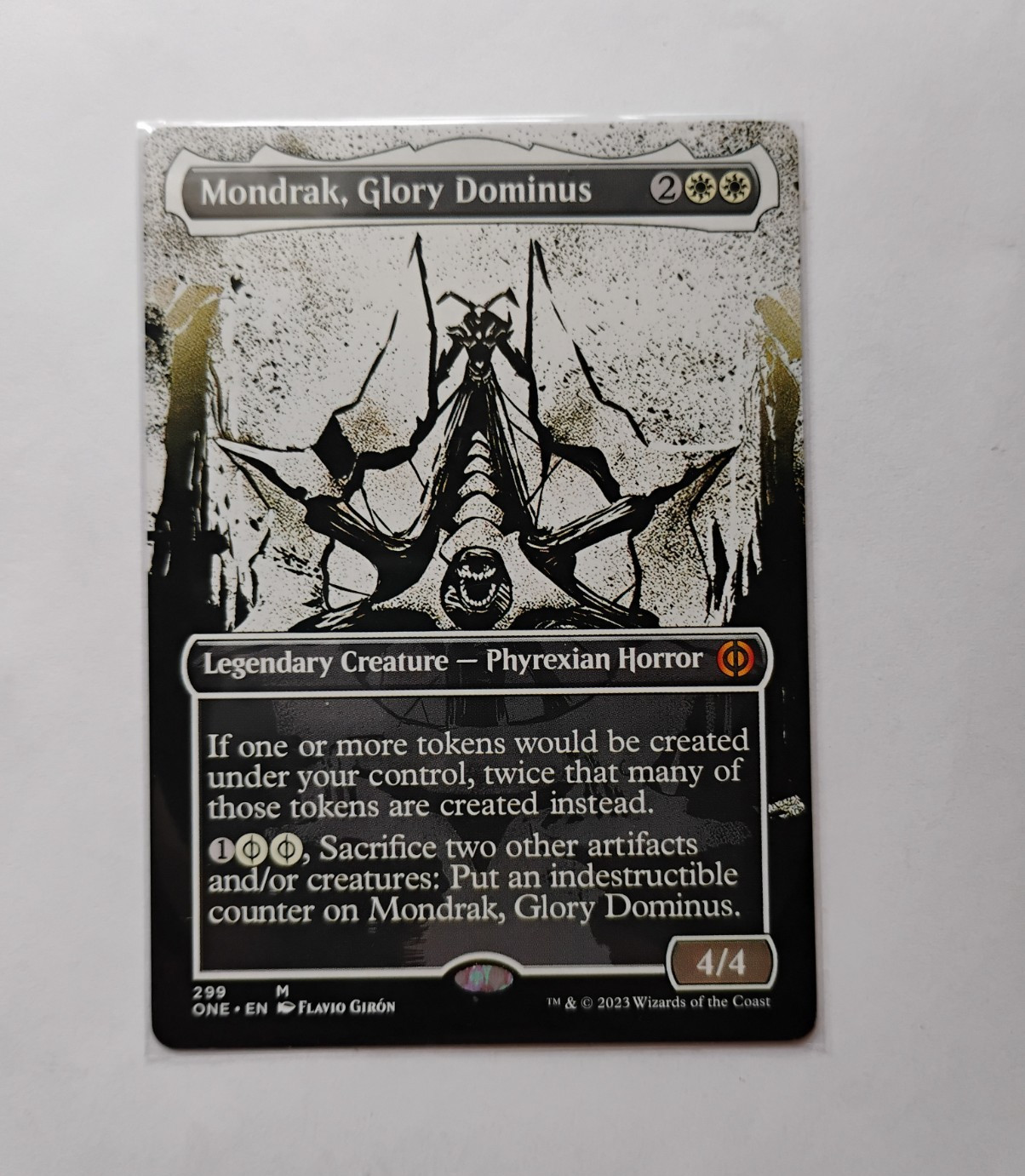 Mondrak, Glory Dominus Borderless ONE #299 Mythic EN