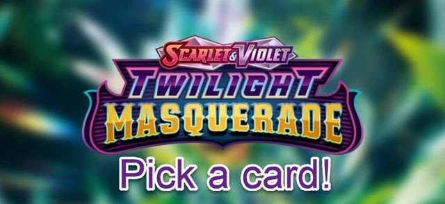 Pokemon Twilight Masquerade- Pick your card – Holo Rare/ Reverse Holo Cards Only