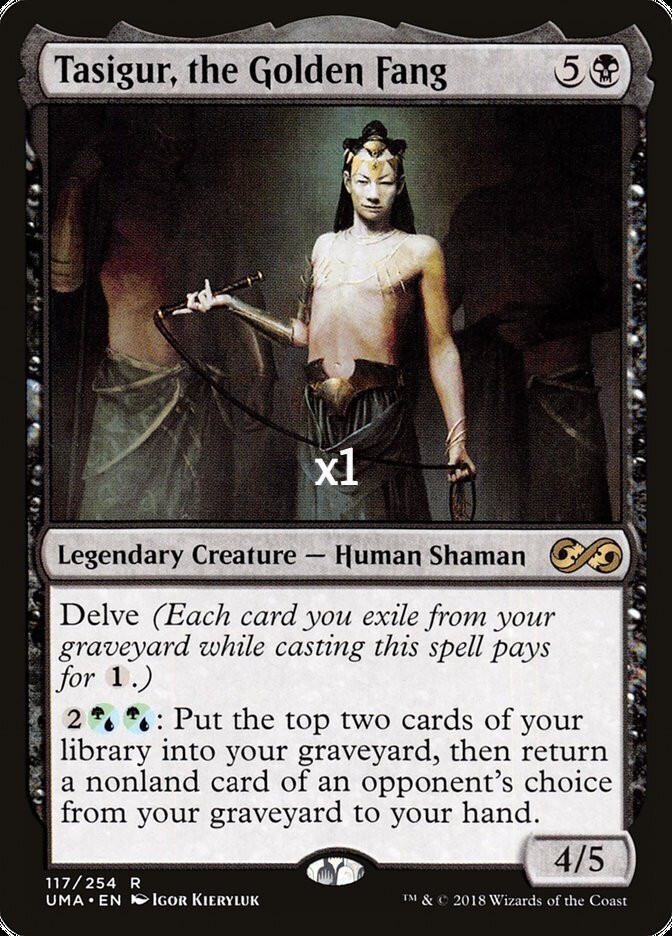 MTG Ultimate Masters UMA Tasigur, the Golden Fang MINT