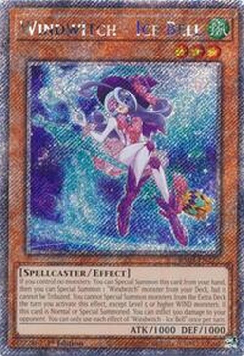Yugioh – Windwitch – Ice Bell (Platinum Secret Rare) (1st Ed) – RA04-EN273 (P)