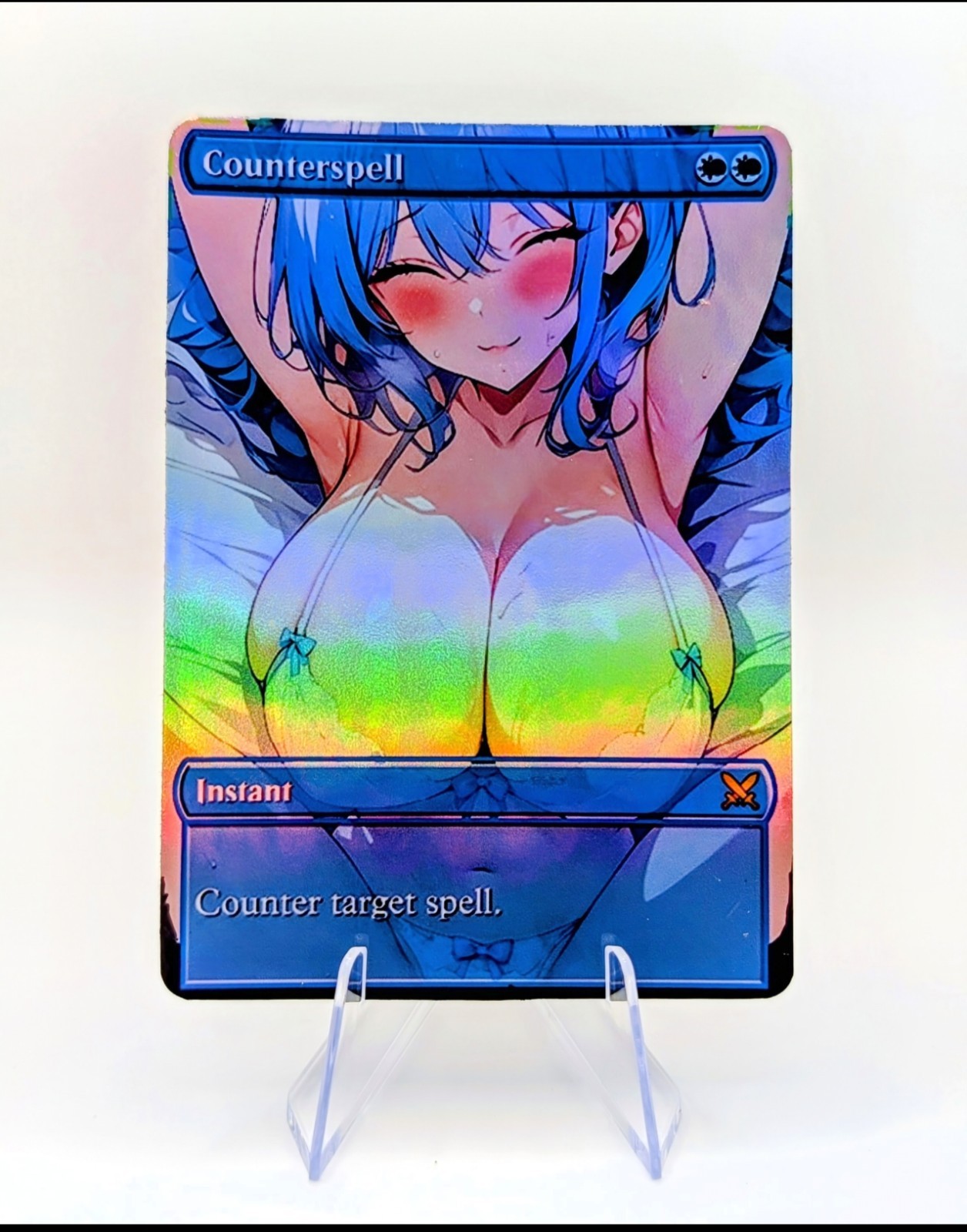 Counterspell MtG Fanart Borderless Fullart Showcase Alter Playtest Card