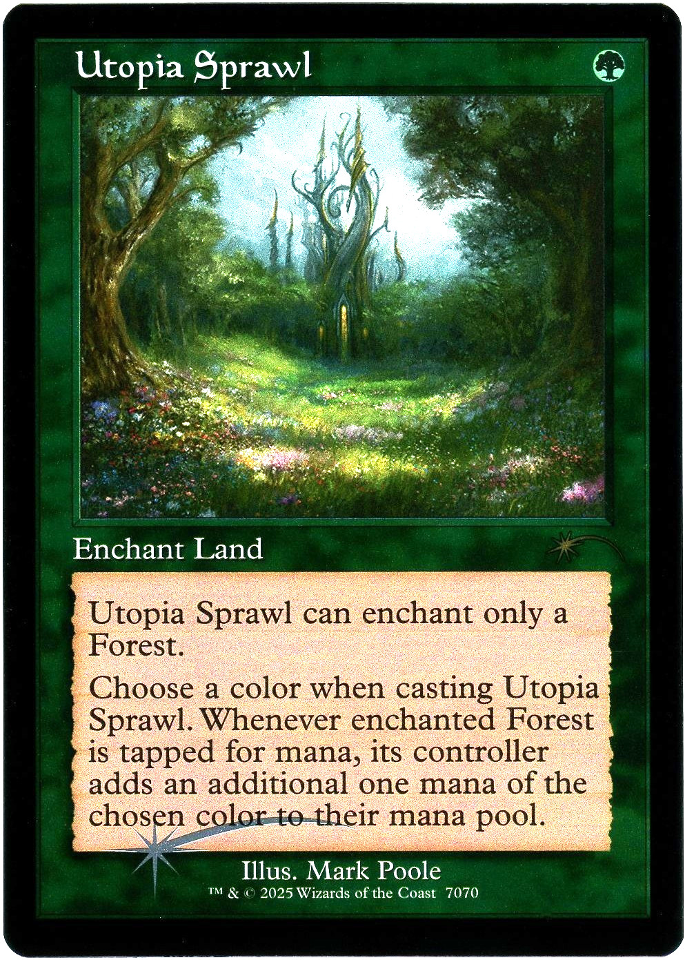 Utopia Sprawl (Foil) 7070 – Secret Lair Drop Series SLD – MTG NM/M