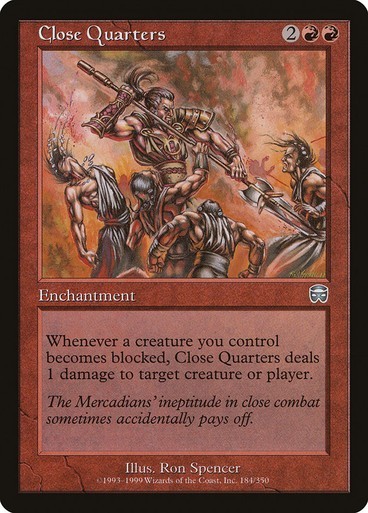 LP Close Quarters, MTG, Mercadian Masques, Magic the Gathering, 184 *B