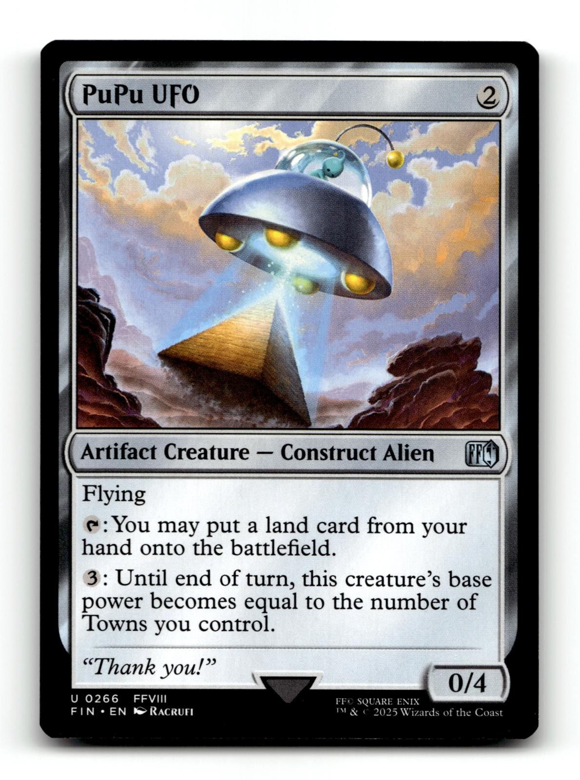PuPu UFO 266 Uncommon FINAL FANTASY Magic: The Gathering Near Mint