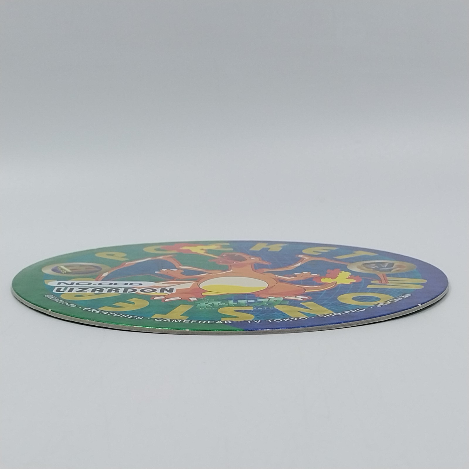 Charizard LIZARDON Prizm Pokemon Maru Menko Card DISC Japanese Vintage A+
