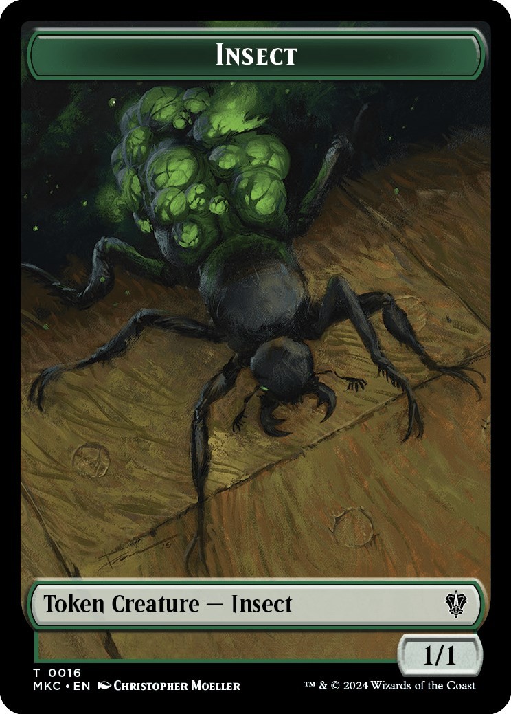 Insect (0016) // Manifest Double-Sided Token – 16 // 29 – NM – Token – Comman…