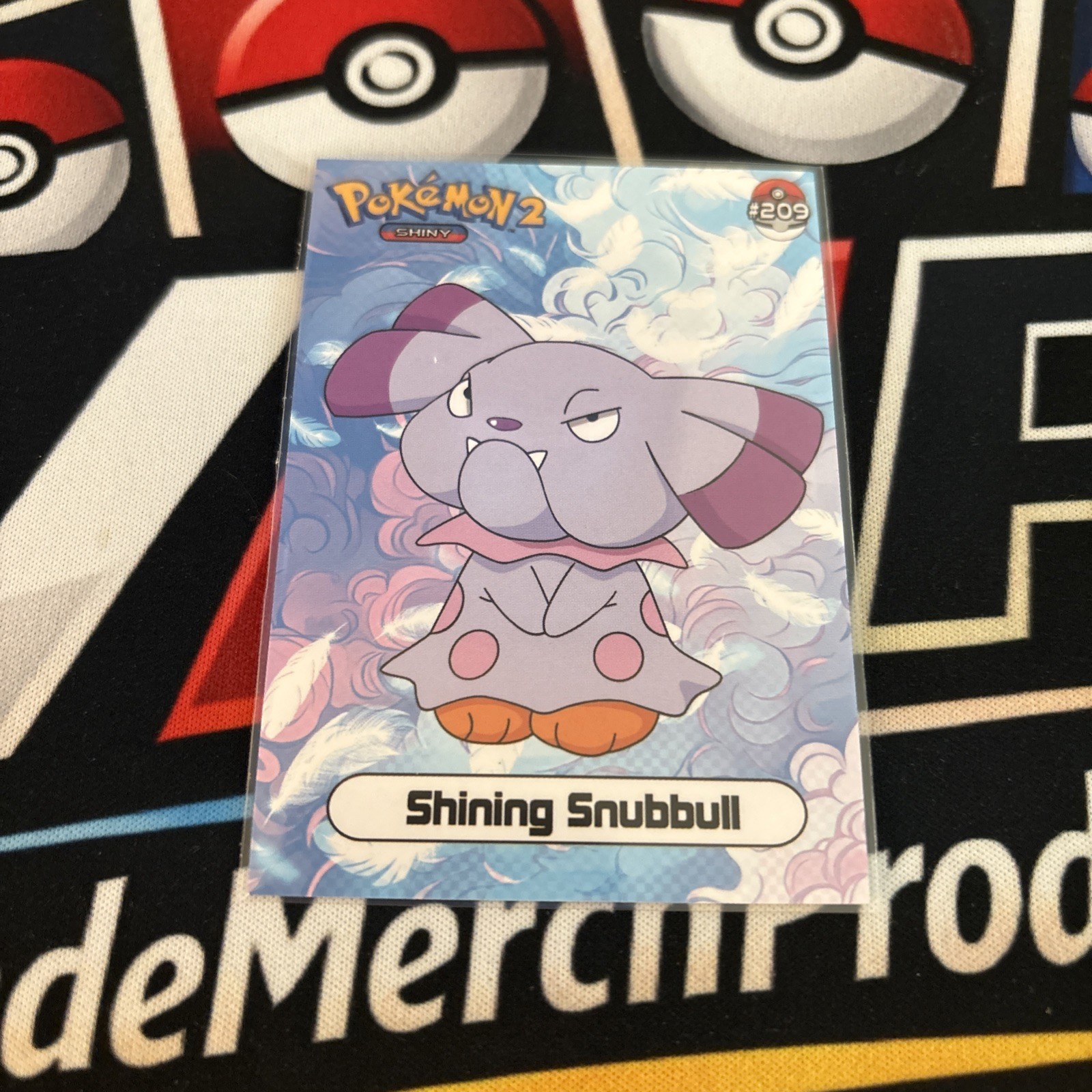 Rare Full Art 2024 SHINY Snubbull POKEMON Card Johto Low Pop ⭐️👌