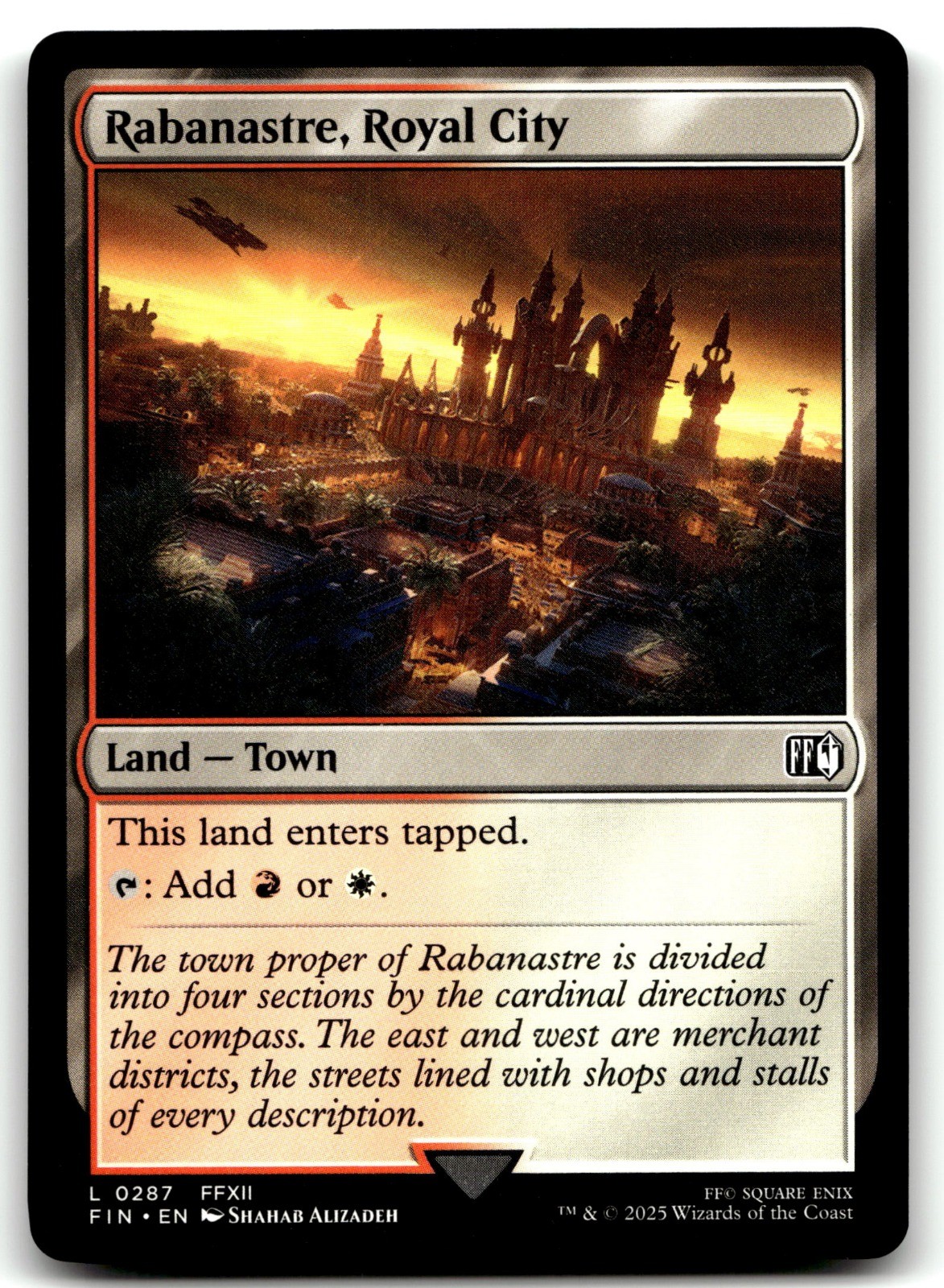 Rabanastre, Royal City MTG FIN 287 Red, White Shahab Alizadeh