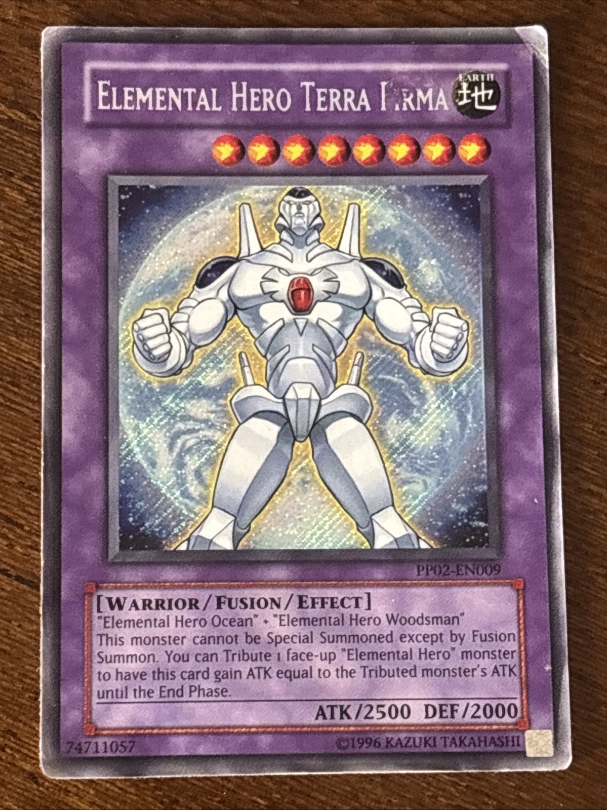 Elemental Hero Terra Firma PP02-EN009 Premium Pack 2 Unlimited Secret Rare HP