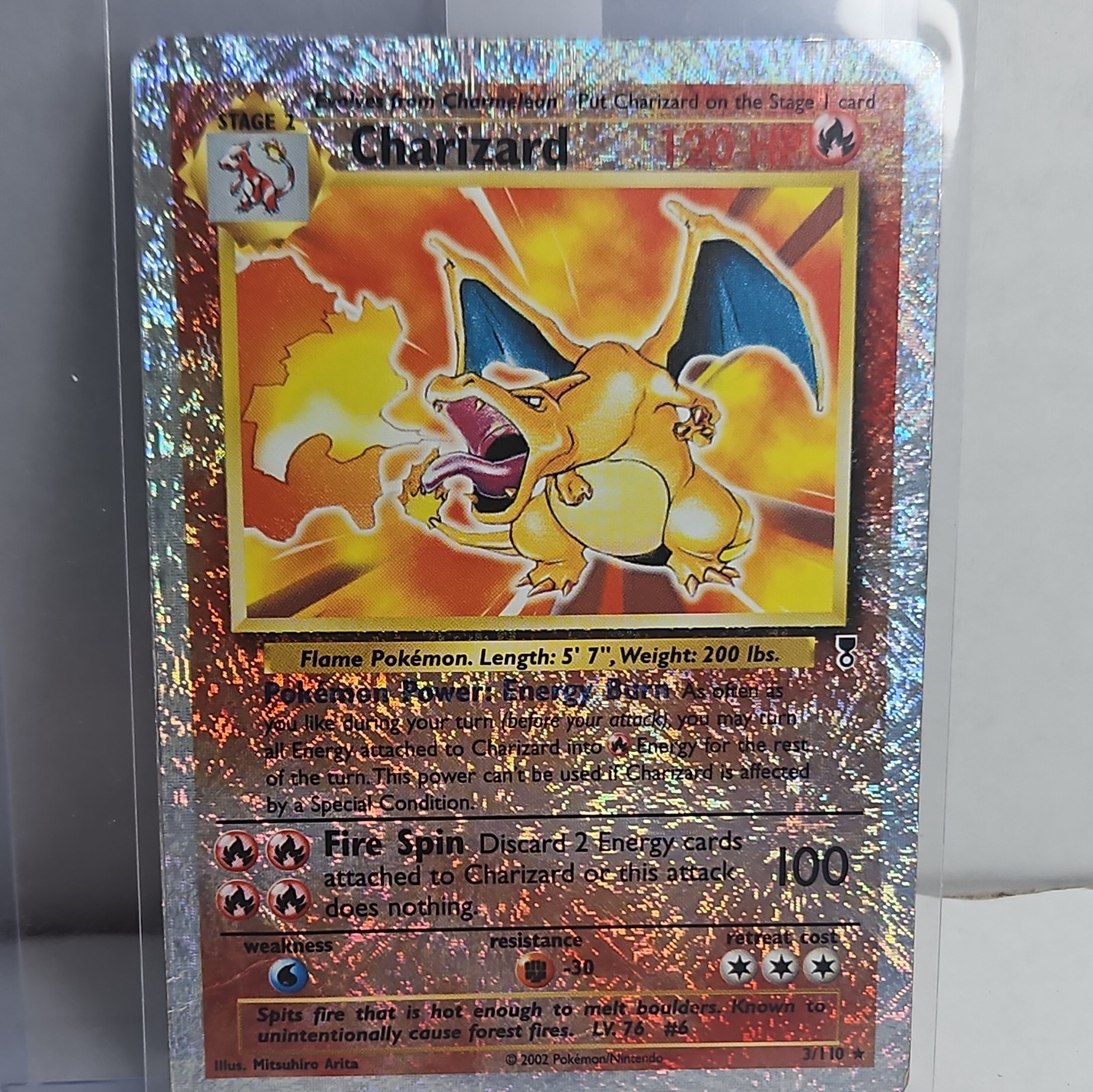 Pokémon TCG Charizard Legendary Collection 3/110 Reverse Holo Rare