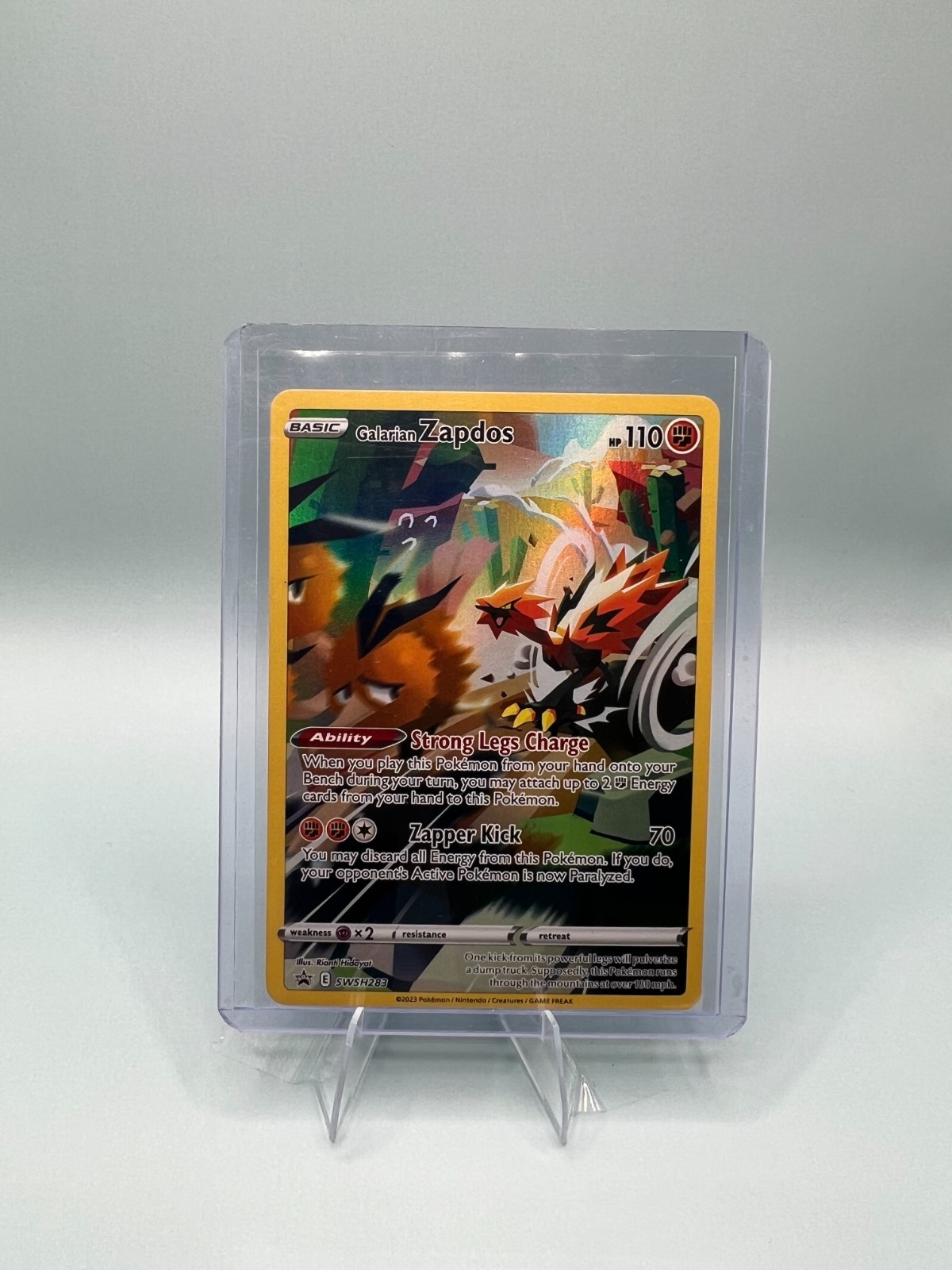NM Galarian Zapdos SWSH283 SWSH: Sword & Shield Promo Cards Holo