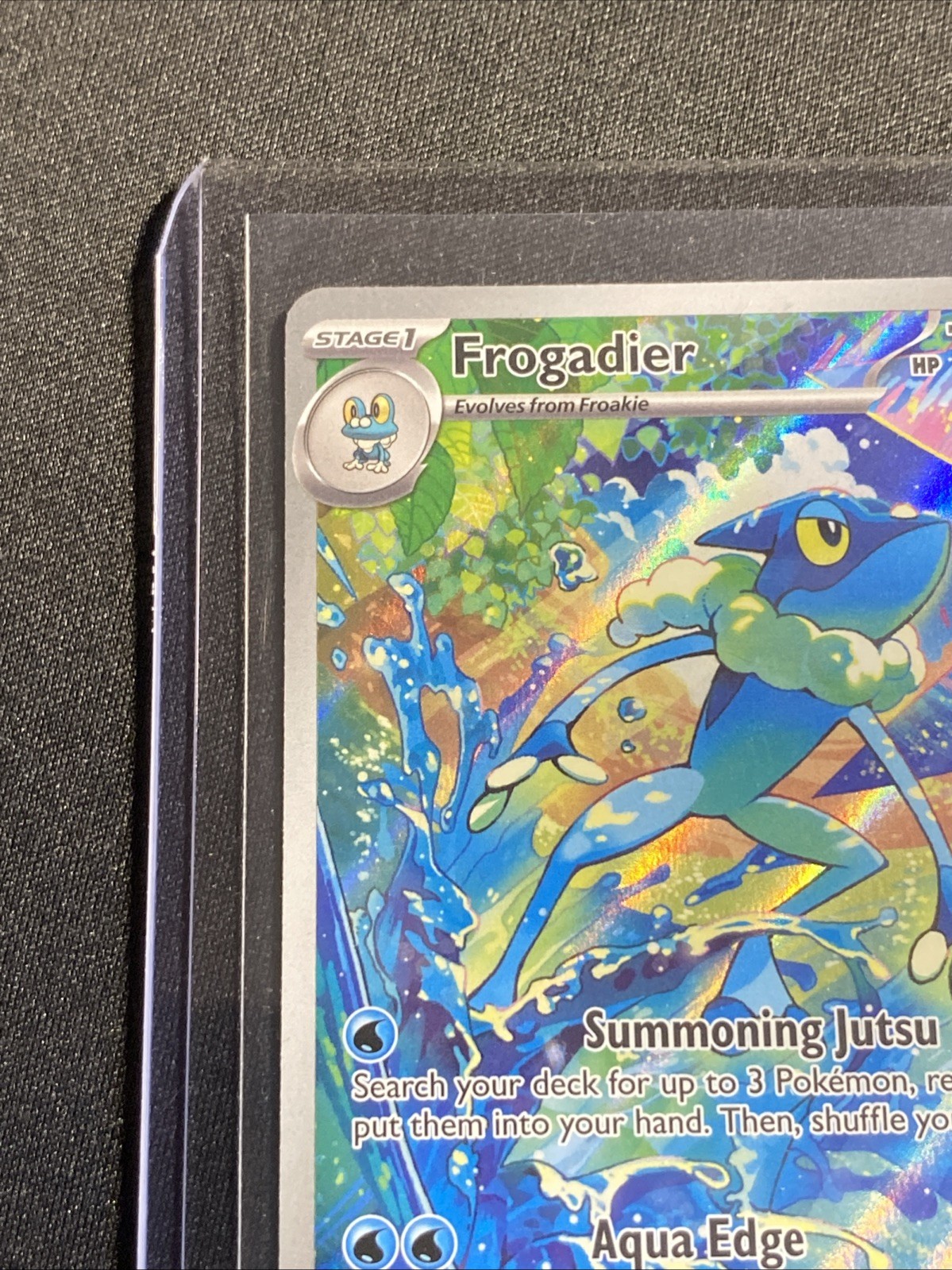 Pokemon Frogadier 089/086 Chaos Rising Rare Full Art Holo 2026 ENG