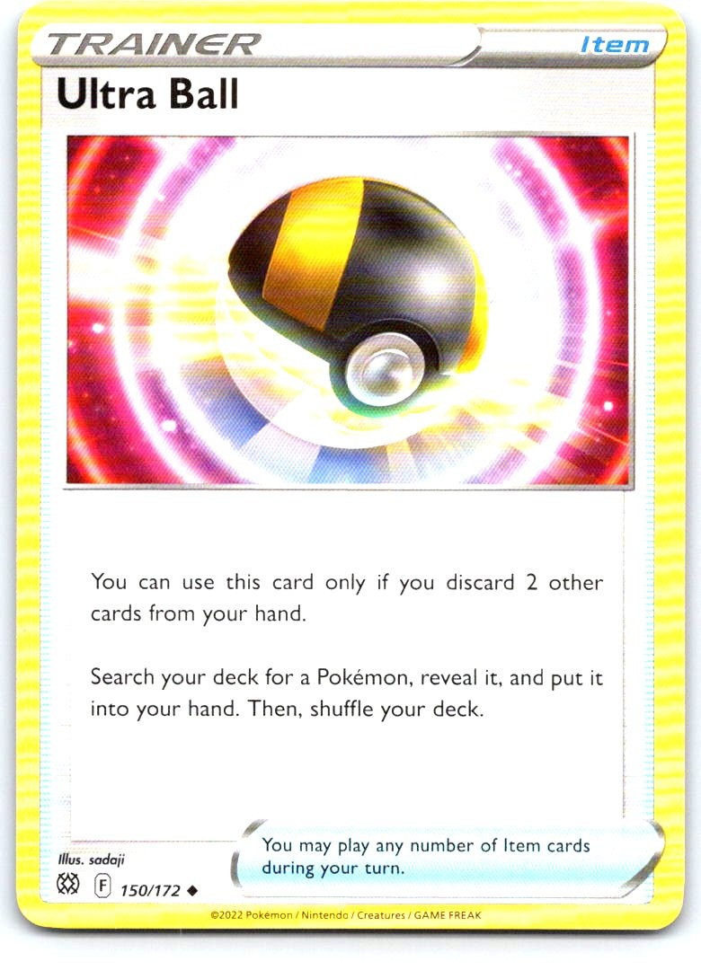 Ultra Ball 150/172 Uncommon Brilliant Stars Pokemon Near Mint
