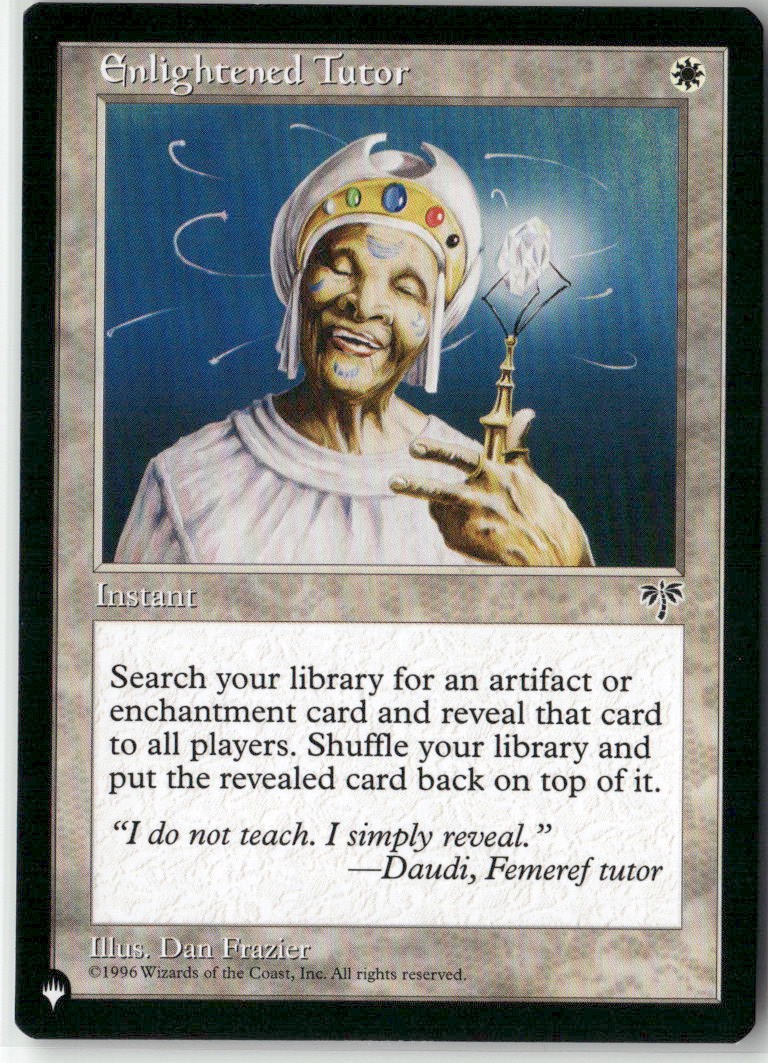 Enlightened Tutor | | The List Reprints | | NM | MTG