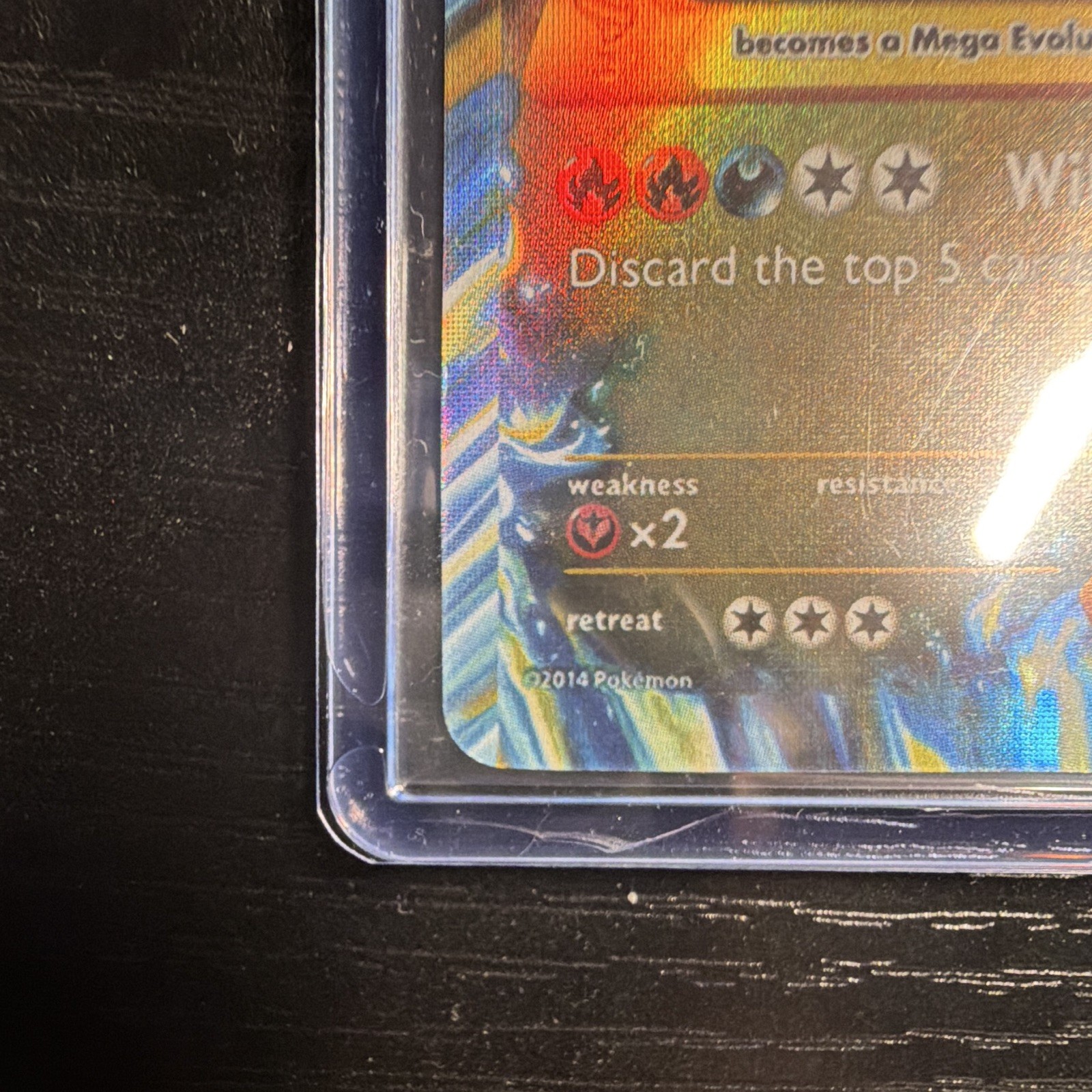 Pokémon TCG M Charizard EX Full Art Holo Secret Rare 108/106 English 230 HP