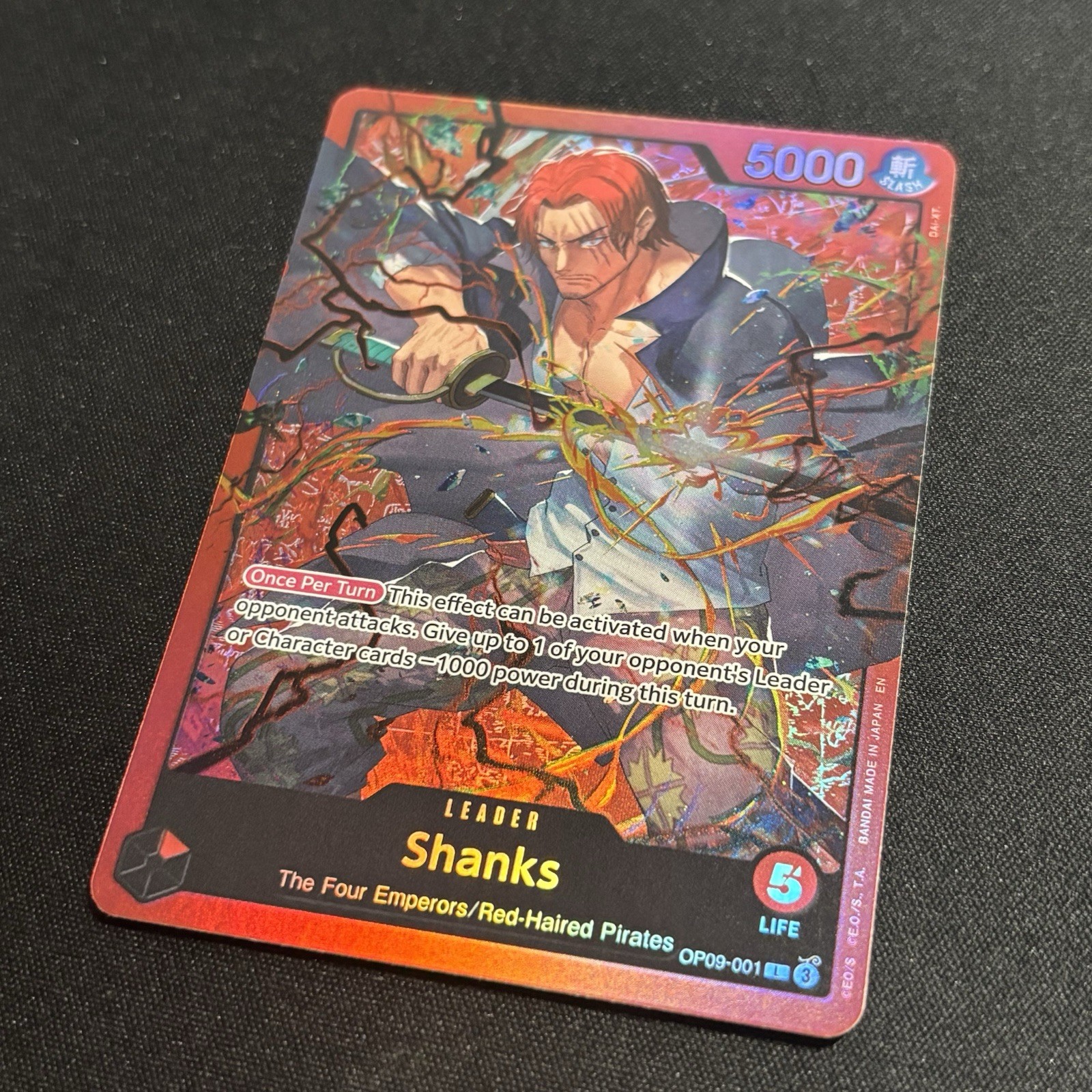Shanks OP09-001 Leader – One Piece TCG – Starter Deck 23 Foil Near-Mint English
