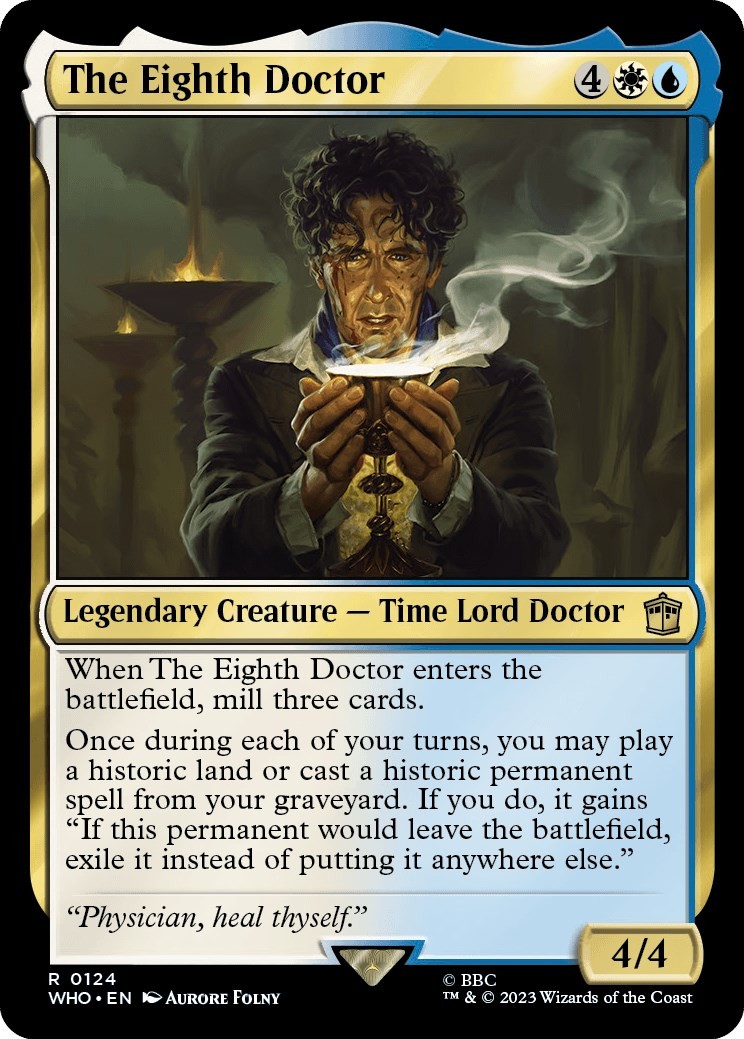 LP Foil – The Eighth Doctor [WHO – 124] Universes Beyond: Doctor Who