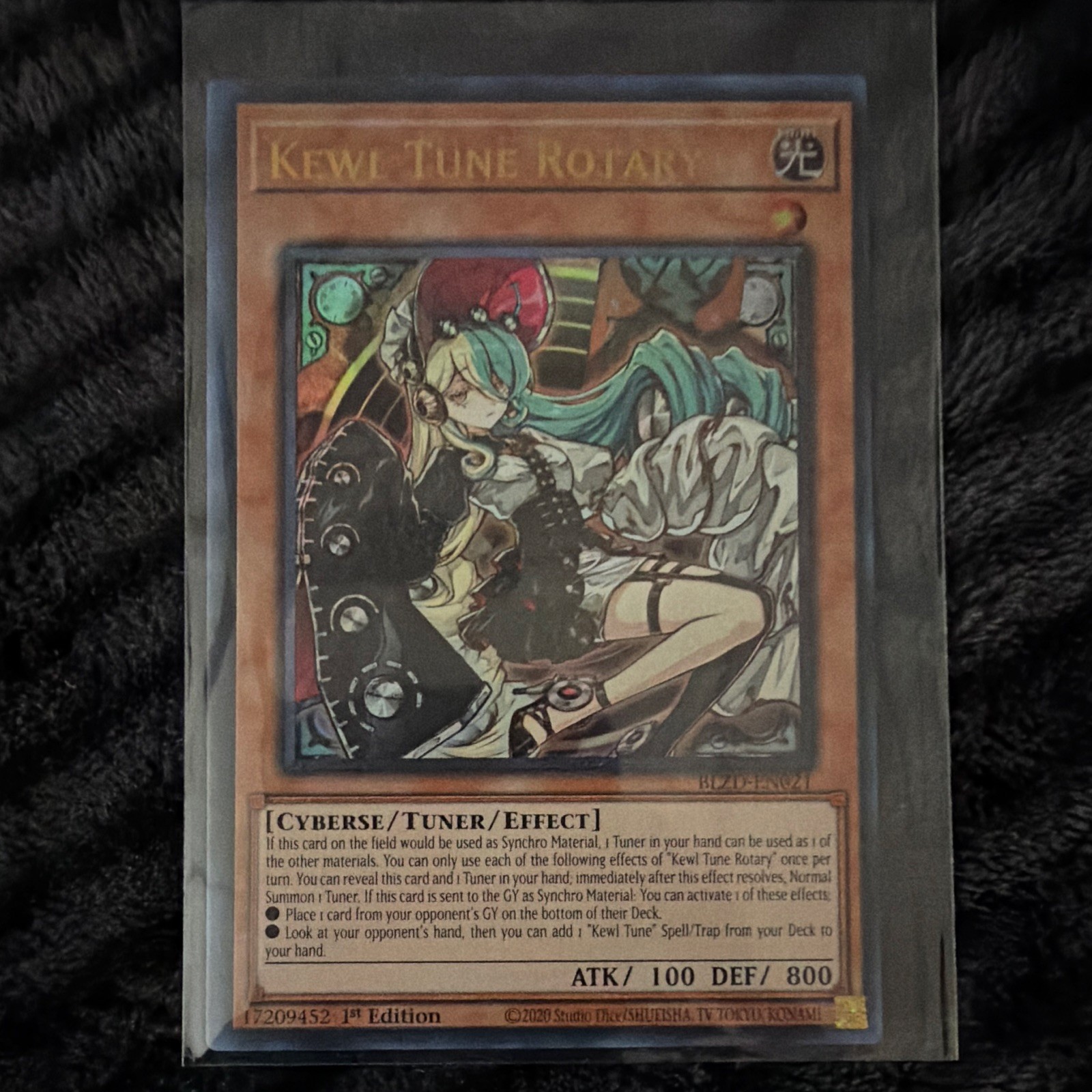 Konami Kewl Tune Rotary Blazing Dominion BLZD-EN024 1st Ed Secret Rare Foil