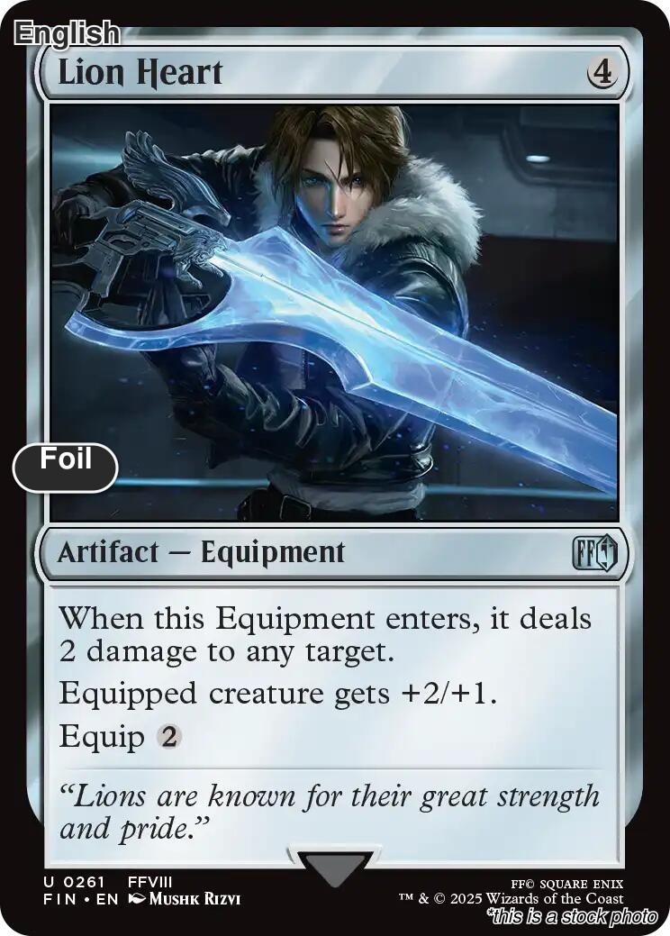 Magic Lion Heart 261 Uncommon FINAL FANTASY NM Foil