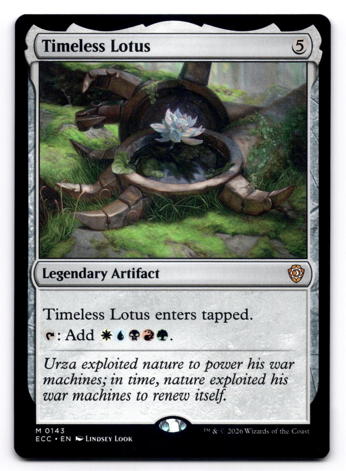 Timeless Lotus NM Commander: Lorwyn Eclipsed 143 MTG Regular Mythic