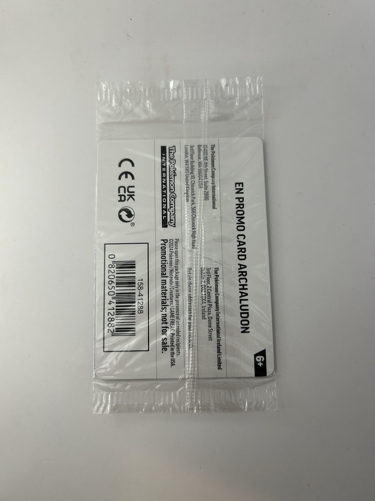 Archaludon 107/142 EB Games Stellar Crown Stamped Promo Set SEALED NEW