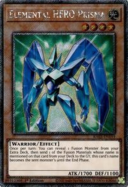 Yugioh – Elemental HERO Prisma (Platinum Secret Rare) (1st Ed) – RA03-EN193 (P)