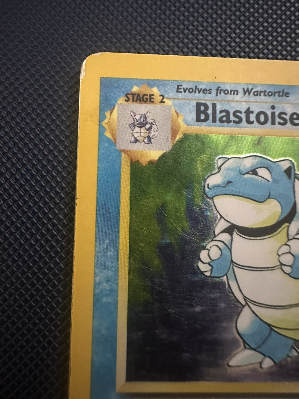Pokemon Base Set Blastoise 2/102 Holo Unlimited HP Heavy Play Vintage WOTC