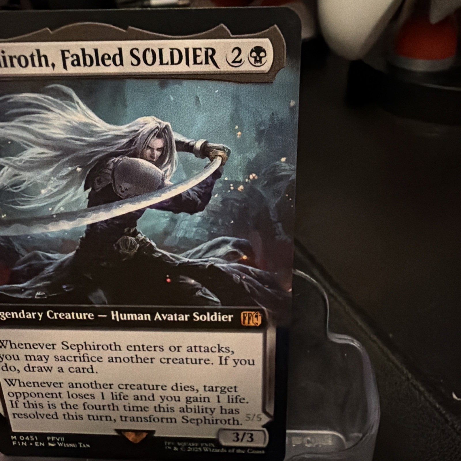 MTG – Sephiroth, Fabled SOLDIER (Extended Art) 0451 – Final Fantasy – Non-Foil