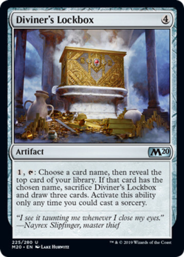 Diviner’s Lockbox – Foil x1 – Magic Core Set 2020 – NM-Mint, English – Magic Cor