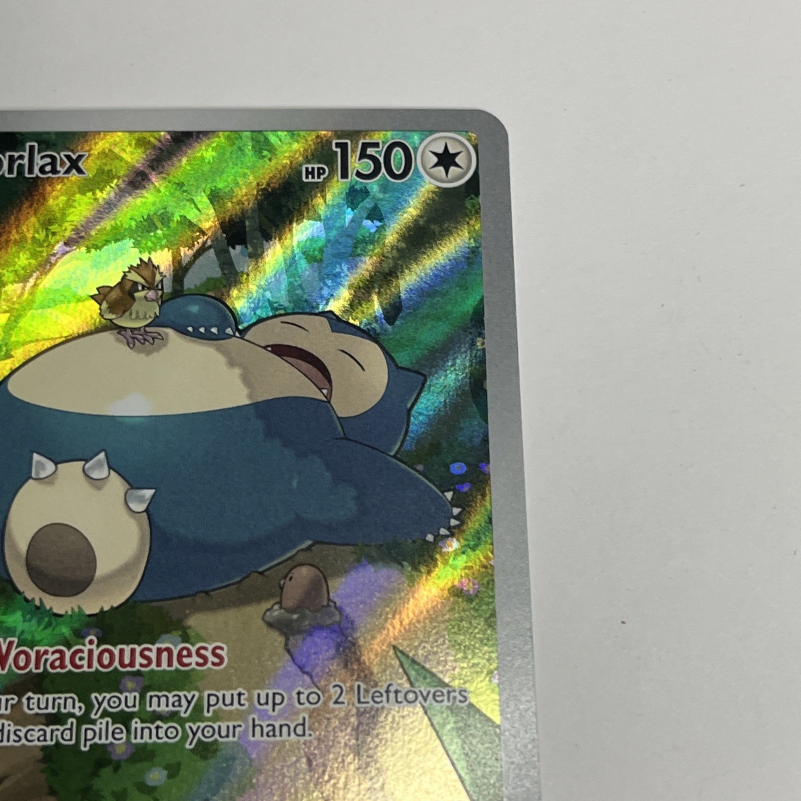 Snorlax – Opened – Scarlet & Violet Full Art Promo – NM 051 – Pokemon TCG