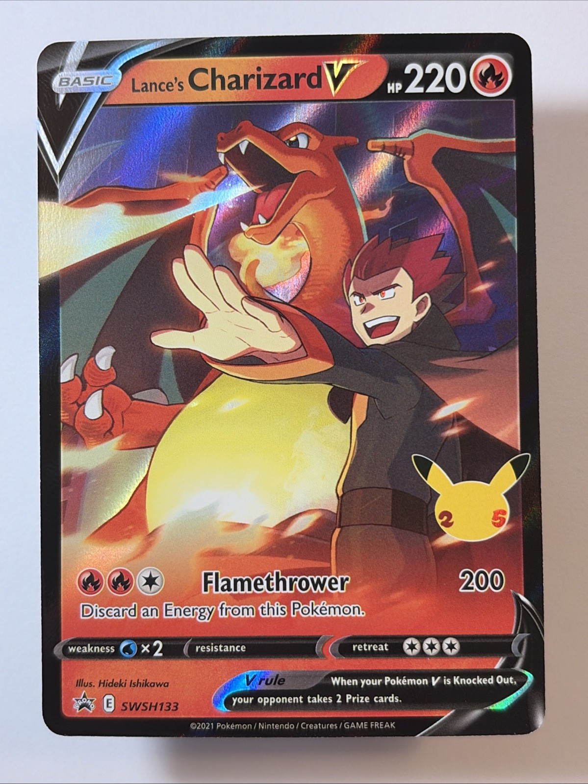 Lance’s Charizard V SWSH133 – SWSH: Sword & Shield Promo Cards Holo (NM++)