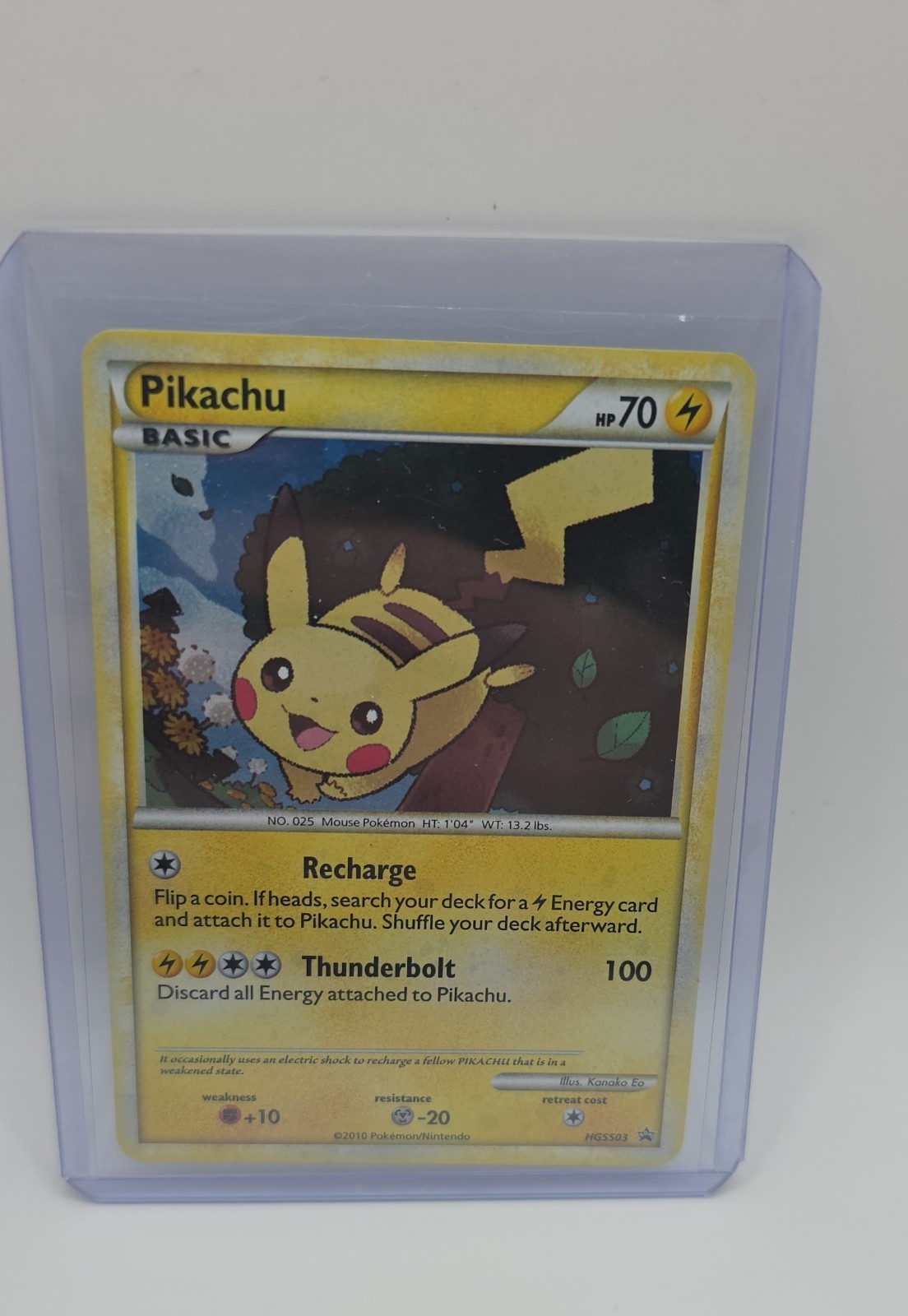 Pikachu HGSS03 Hgss Holo