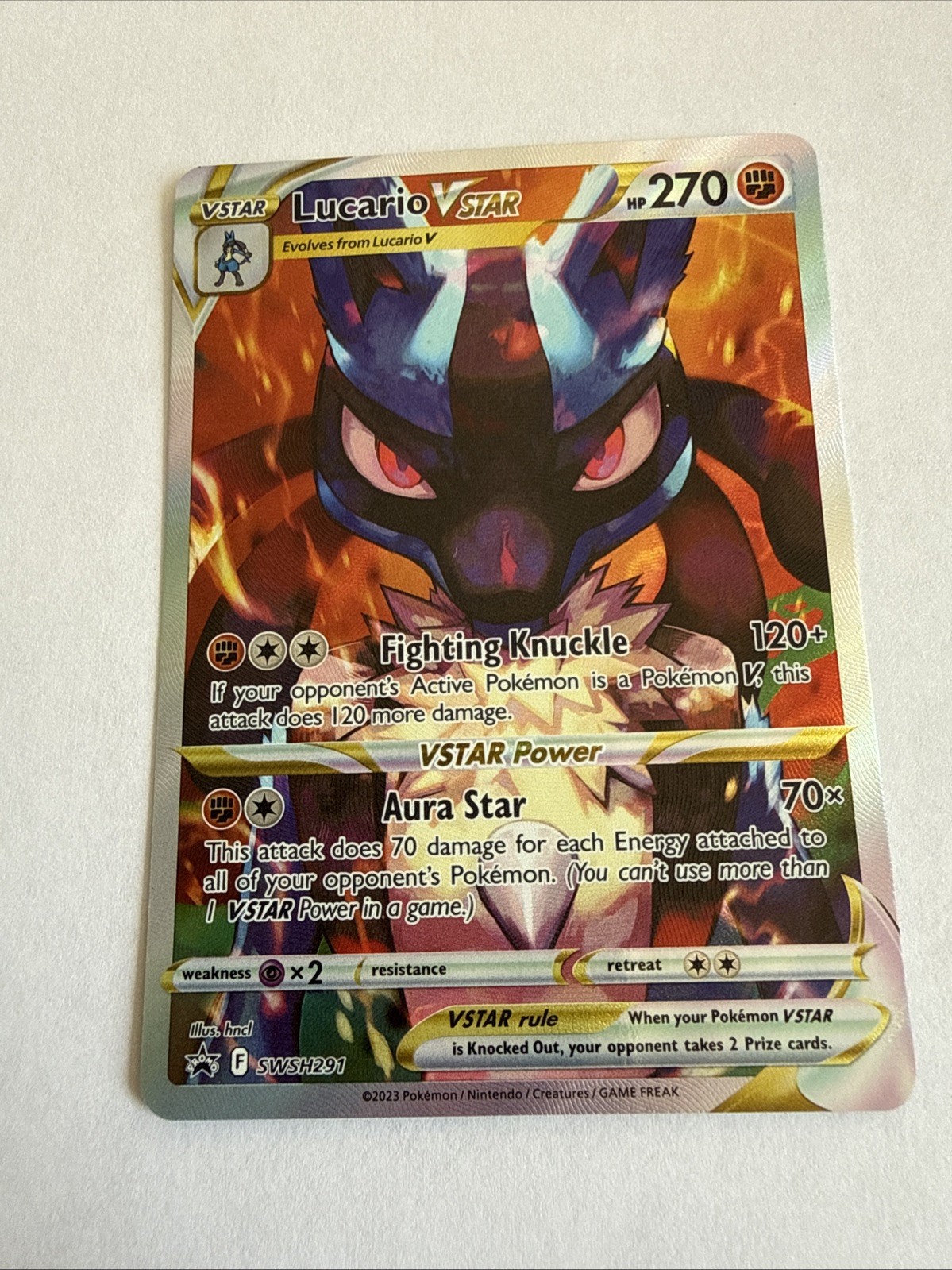Lucario VSTAR SWSH291 SWSH: Sword & Shield Promo Cards Holo