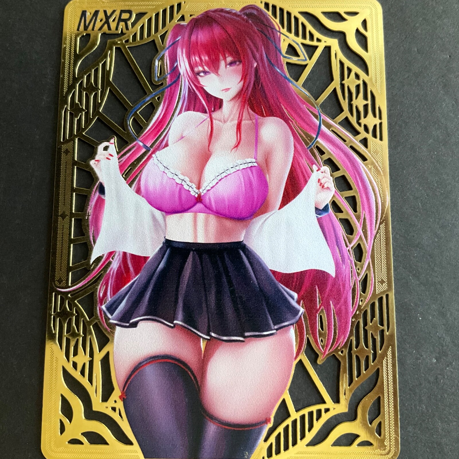 Goddess Story Gold METAL Card – Maiden Party – Serial Number #/200! Anime Bikini