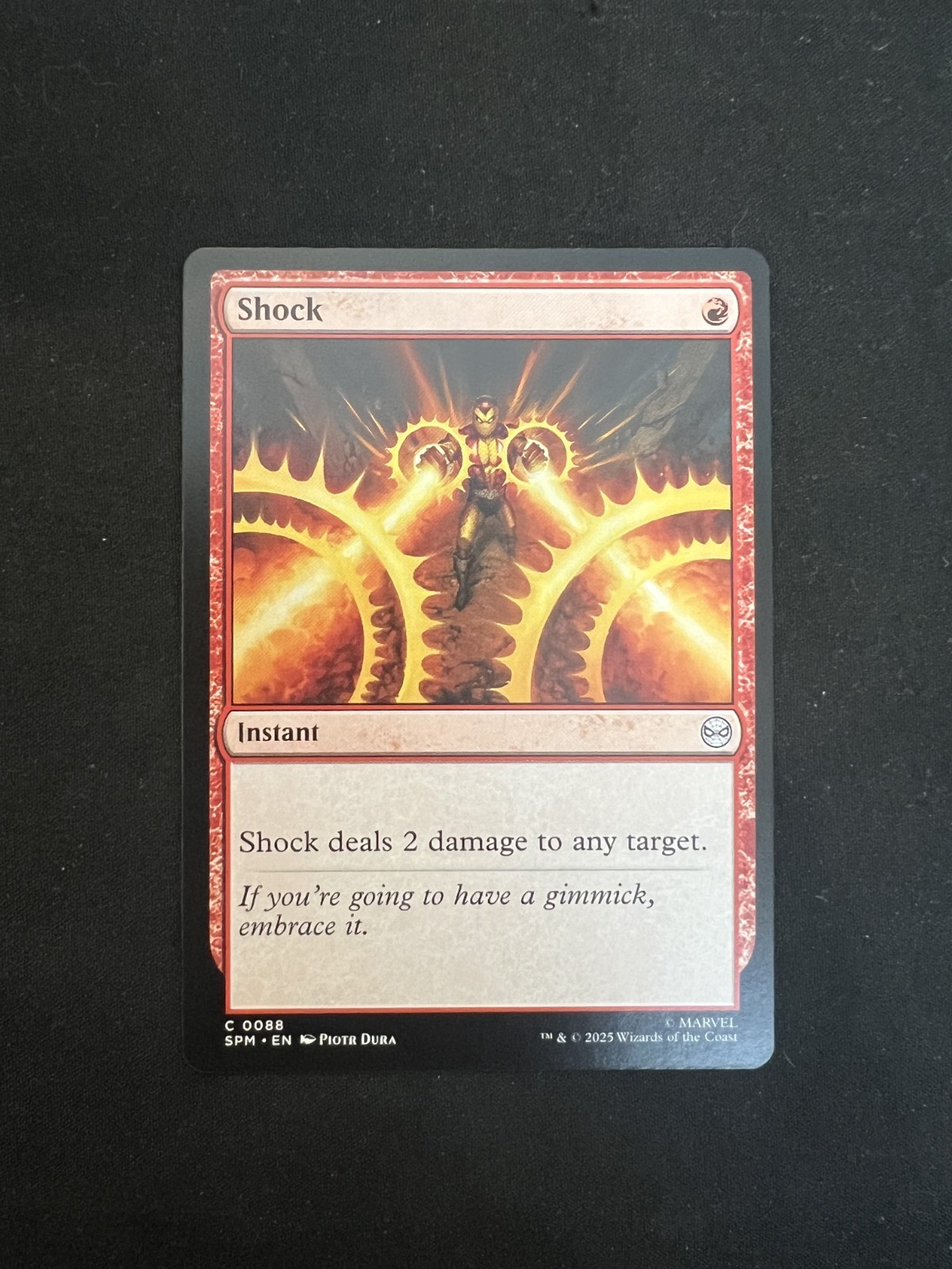 MTG Shock SPM NM Marvel Spider‑Man Universes Beyond Piotr Dura