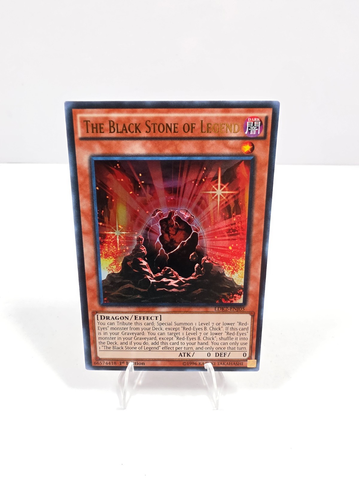 The Black Stone of Legend Legendary Decks II LDK2-ENJ05 Ultra Rare Yugioh Nm