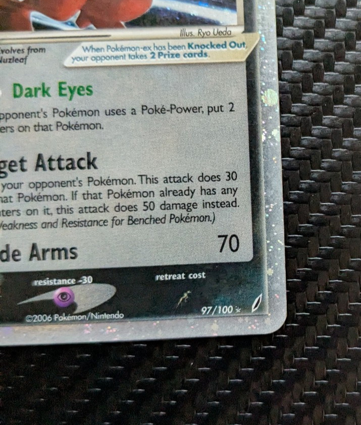 Shiftry EX 97/100 Crystal Guardians Holo Rare 2006 Vintage Pokemon TCG LP Great